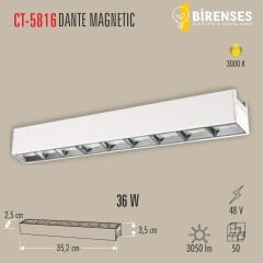 CATA CT-5816 36W Dante Magnetic Spot Günışığı
