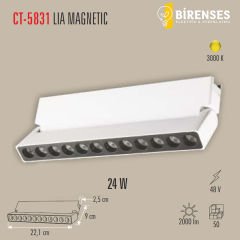 CATA CT-5831 24W Lia Magnetic Spot Günışığı