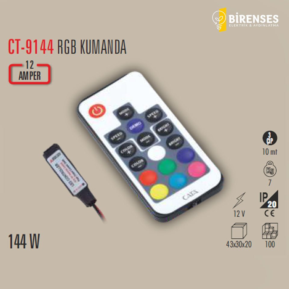 CATA CT-9144 RGB Kumanda