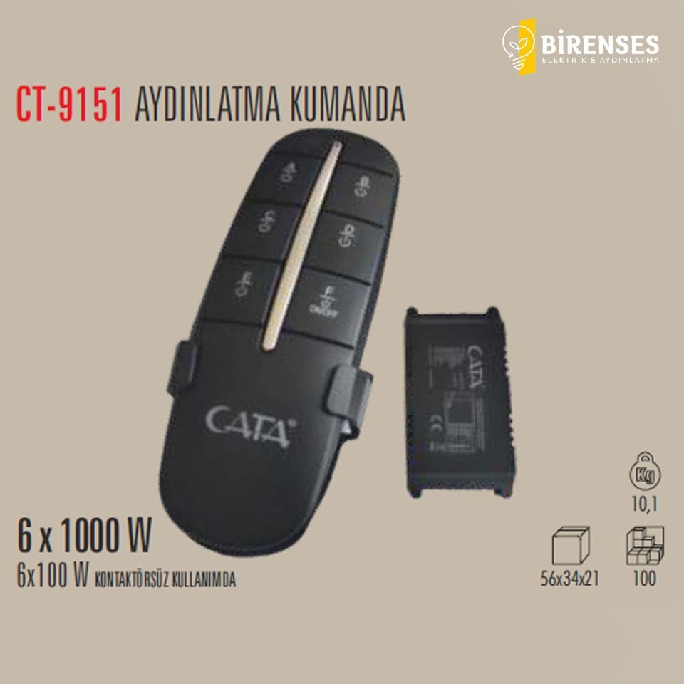 CATA CT-9151 Aydınlatma Kumandası (6X100W)