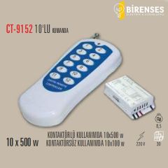 CATA CT-9152 Aydınlatma Kumandası (10X50W)