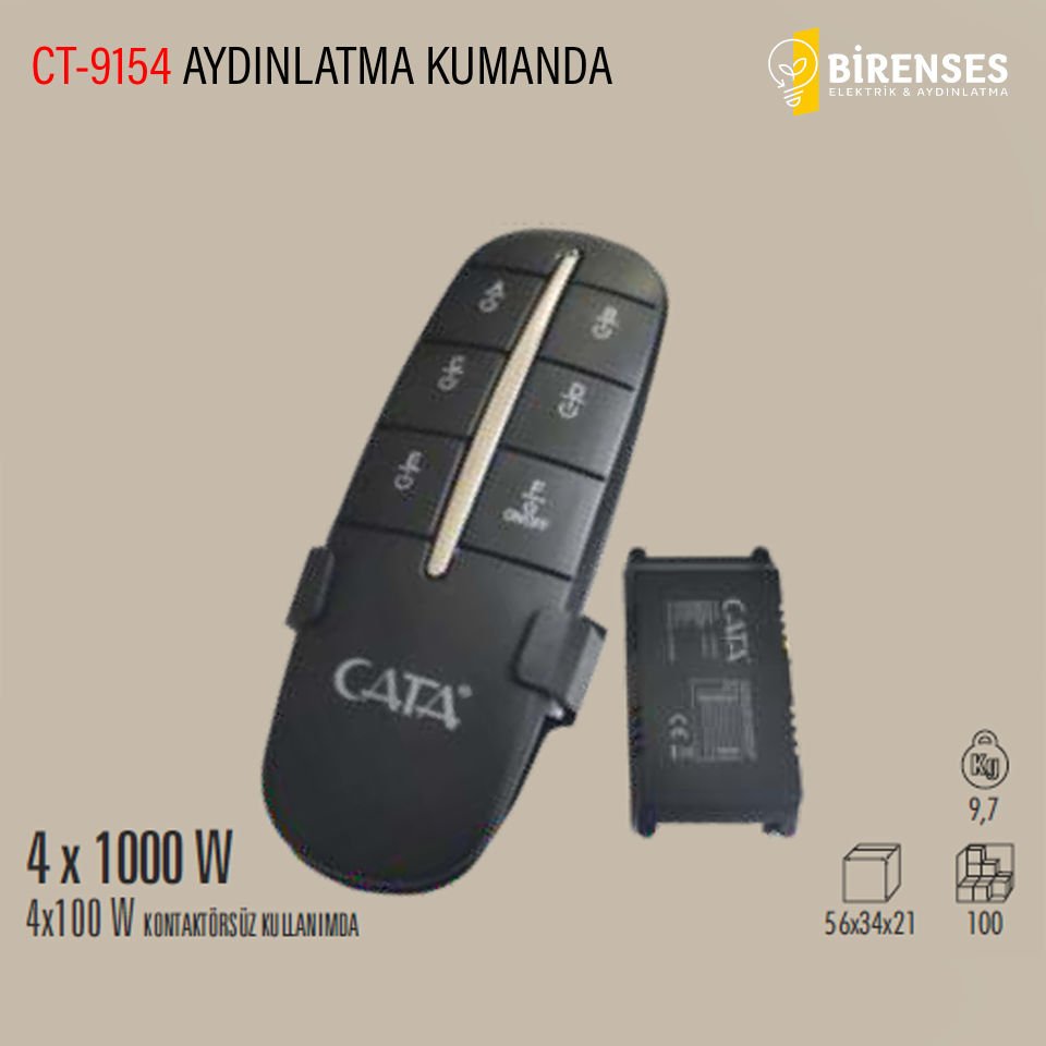 CATA CT-9154 Aydınlatma Kumandası (4X100W)