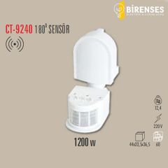 CATA CT-9240 180 Derece Hareket Sensörü 1200W