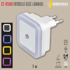 CATA CT-9500 Fotoselli Gece Lambası