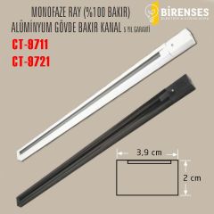 CATA CT-9711 Monofaze 2M Ray Beyaz