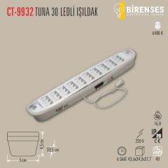CATA CT-9932 Tuna Led Işıldak Beyaz