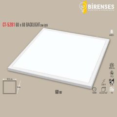 CATA CT-5281B 60W 60X60 Backlight Sıva Üstü  Led Panel Beyaz