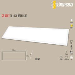 CATA CT-5267G 40W 30X120 Led Panel Backlight Günışığı
