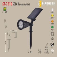 CATA CT-7310Y Solar Bahçe Armatürü Yeşil