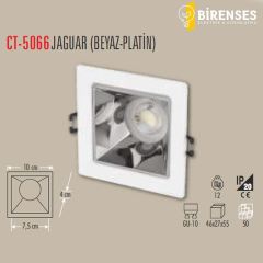 CATA CT-5066 Jaguar Kare Spot - Beyaz-Platin Boş Kasa