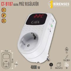 CATA CT-9187 Dijital Priz Regülatör 4000W