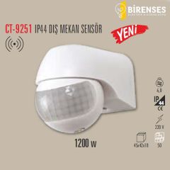 CATA CT-9251 Ip44 Dış Mekan Sensör (1200W)