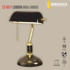 CATA CT-8511 Siyah Banker Masa Lambası