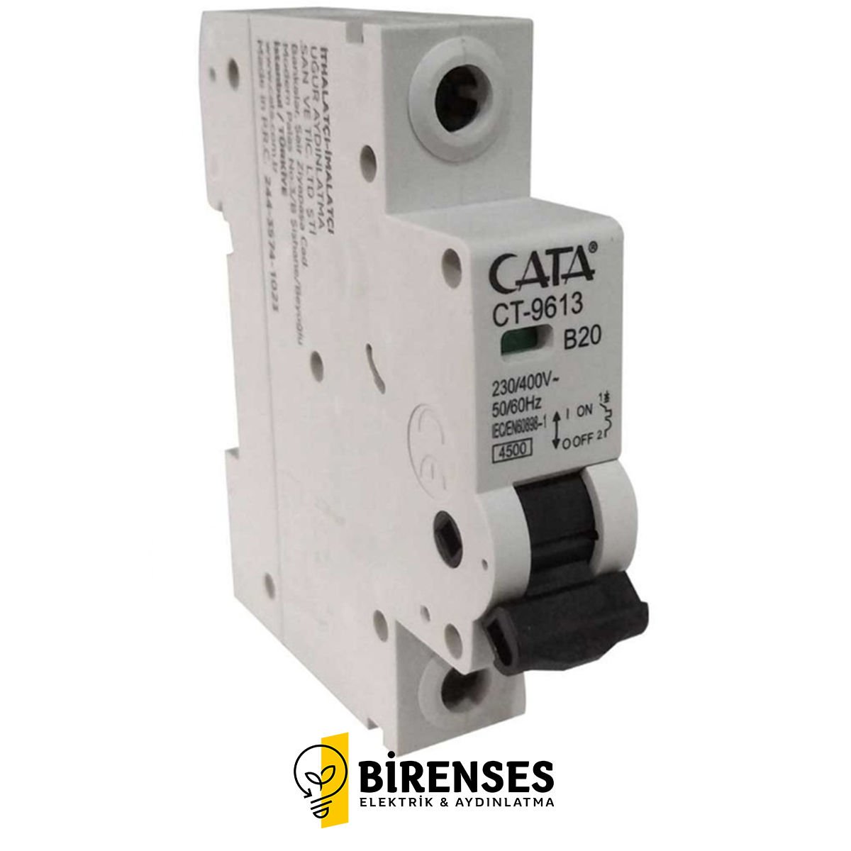 CATA CT-9613 20 Amper Sigorta (B Tipi / Monofaze / 4.5 Ka)