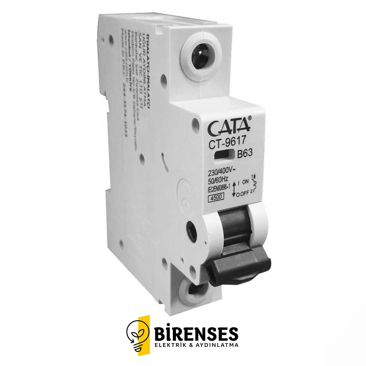 CATA CT-9617 63 Amper Sigorta (B Tipi / Monofaze / 4.5 Ka)