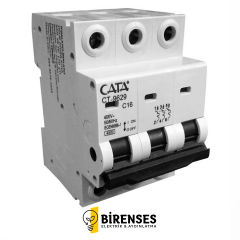 CATA CT-9629 3X16 Amper Sigorta (C Tipi / Trifaze / 4.5 Ka)