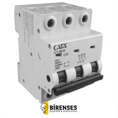 CATA CT-9633 3X40 Amper Sigorta (C Tipi / Trifaze / 4.5 Ka)