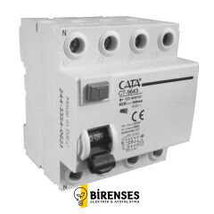 CATA CT-9643 4X40 Amper Kaçak Akım Rölesi (300 Ma / Trifaze / 6 Ka)