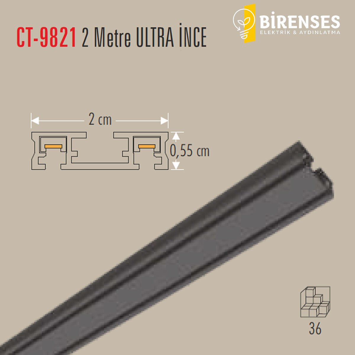 CATA CT-9821 Magnetic Ray 2M Siyah