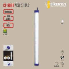 CATA CT-9961 Aksu Ledli Işıldak Beyaz